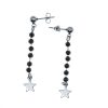 Orecchini Casetta di marzapane | Black Star Earrings