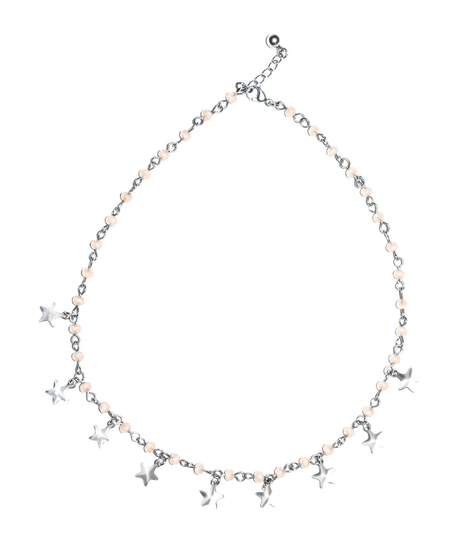 Collane Casetta di marzapane | Salmon Crystal Star Necklace