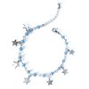 Bracciali Casetta di marzapane | Cyan Crystal Star Bracelet