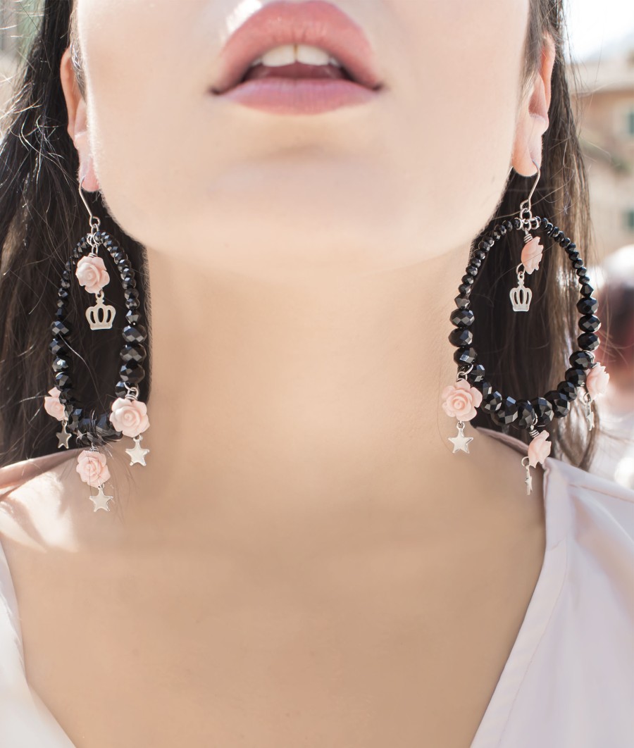 Orecchini Casetta di marzapane | Giulietta Short Hoop Earrings