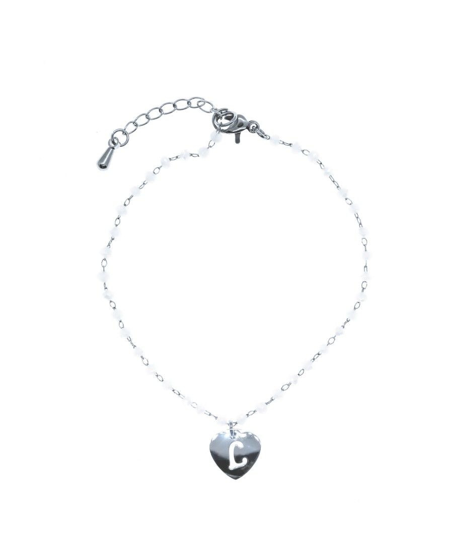 Bracciali Casetta di marzapane | Bracciale White My Letter