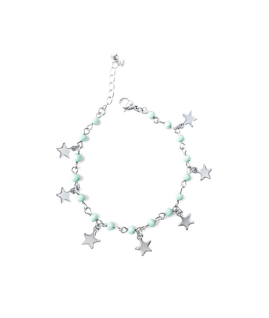 Bracciali Casetta di marzapane | Torquoise Crystal Star Bracelet